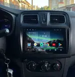 Магнитола для Renault Logan 2, Sandero 2 2014+ (рамка 9) - Teyes CC3-2K-360 на Android 10, Быстрая, 2K QLED, CarPlay, 4G SIM-слот, 4 камеры в комплекте