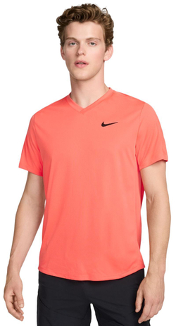 Мужская теннисная футболка Nike Court Dri-Fit Victory - Оранжевый