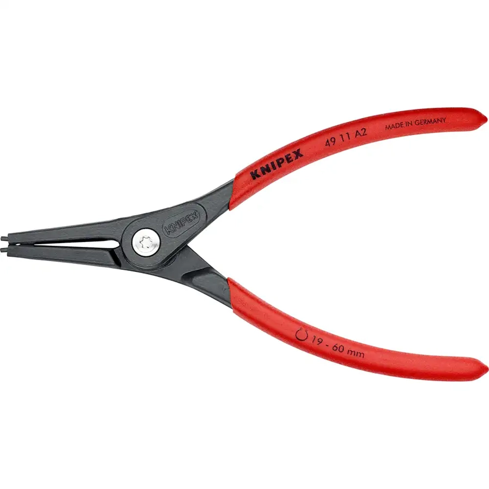 Прецизионные щипцы для стопорных колец черненая 180 мм Knipex 49 11 A2 SB
