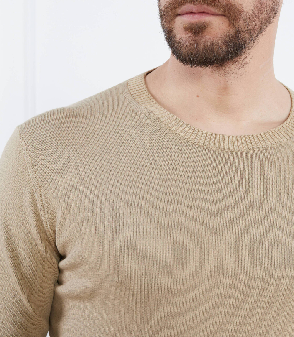 Свитер Valter Roundneck Oscar Jacobson - светло-коричневый(68916600)