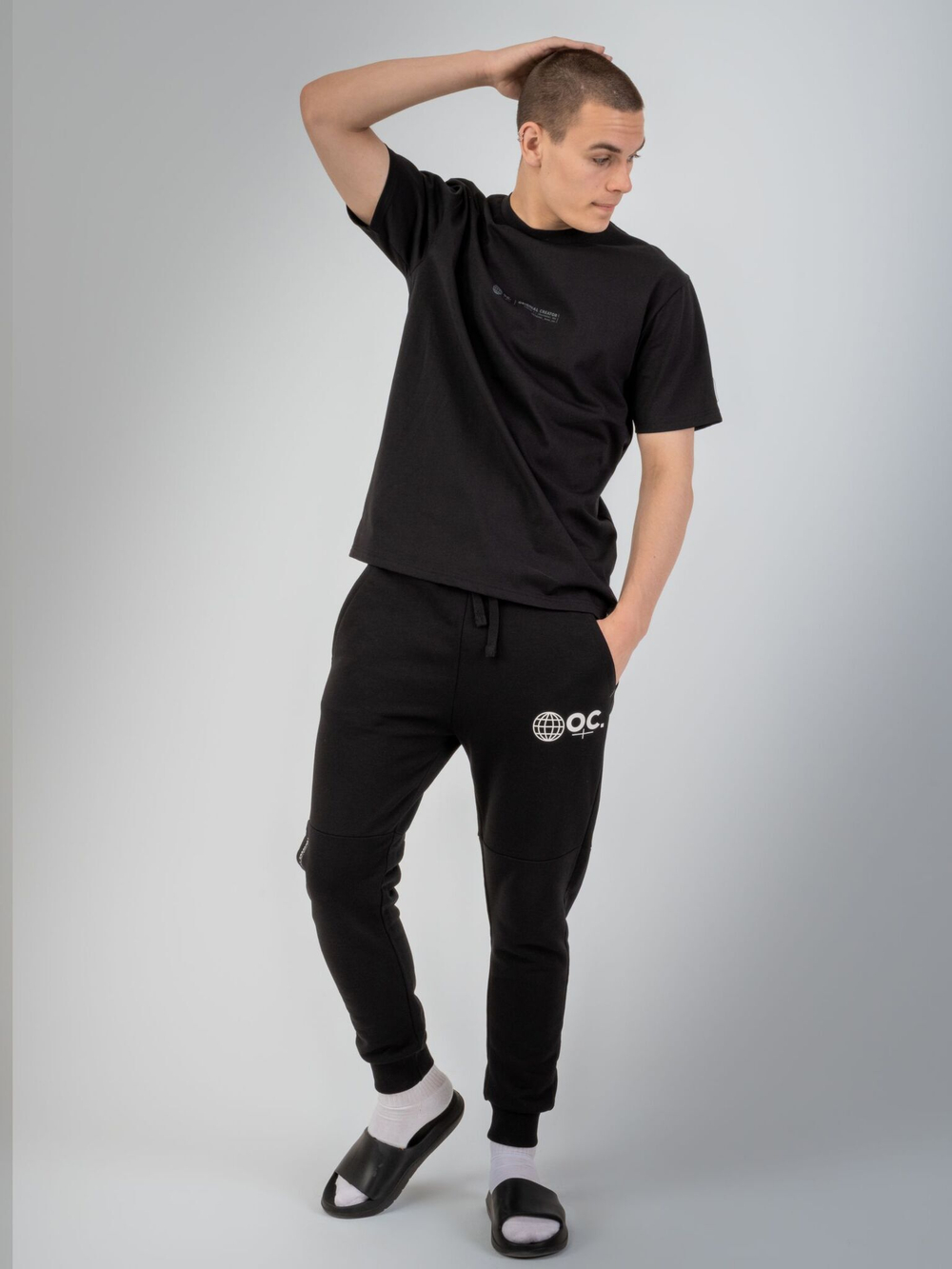 Спортивные штаны мужские ORIGINAL CREATOR, GLOBE JOGGERS, Черный