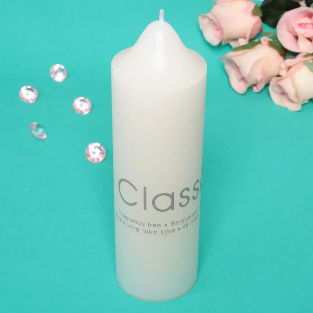 Свеча «Classic» 6*20см цвет белый ZD-113