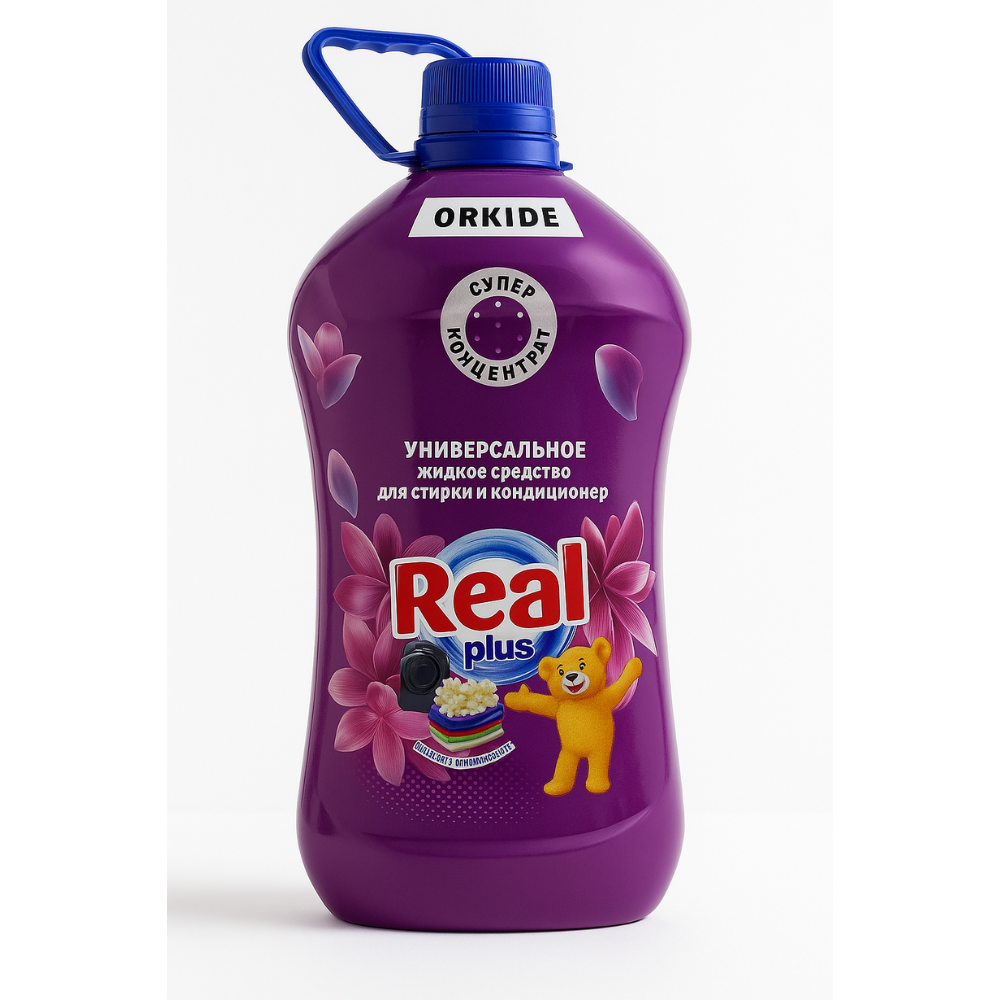 Гель SA Real Plus Orkide для стирки+кондиционер 5 л