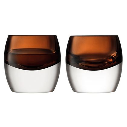 Набор тумблеров 2шт 230мл Whisky Club коричневый LSA International