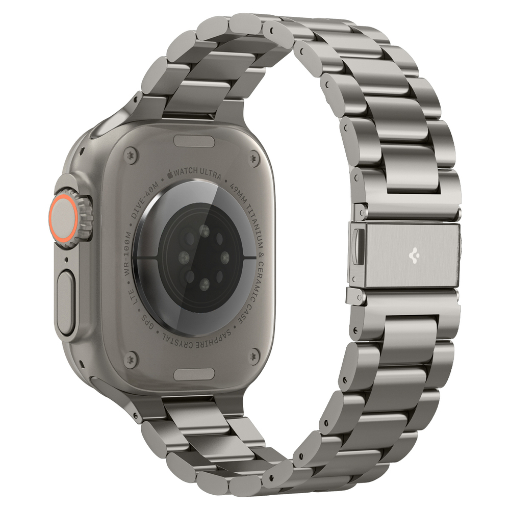 Ремешок Spigen Modern Fit для Apple Watch 44/45/46/49 мм Natural Titanium