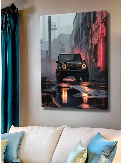 Картина "Land Rover Лесной Патруль",на стену 50х70см 1шт.