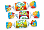 Конфеты желейные Золотая стрекоза ягодное ассорти с жидкой начинкой, 180 г