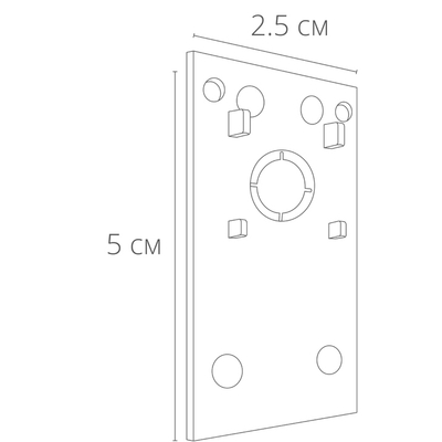 Коннектор-заглушка для магнитного шинопровода Arte Lamp LINEA-ACCESSORIES A482033