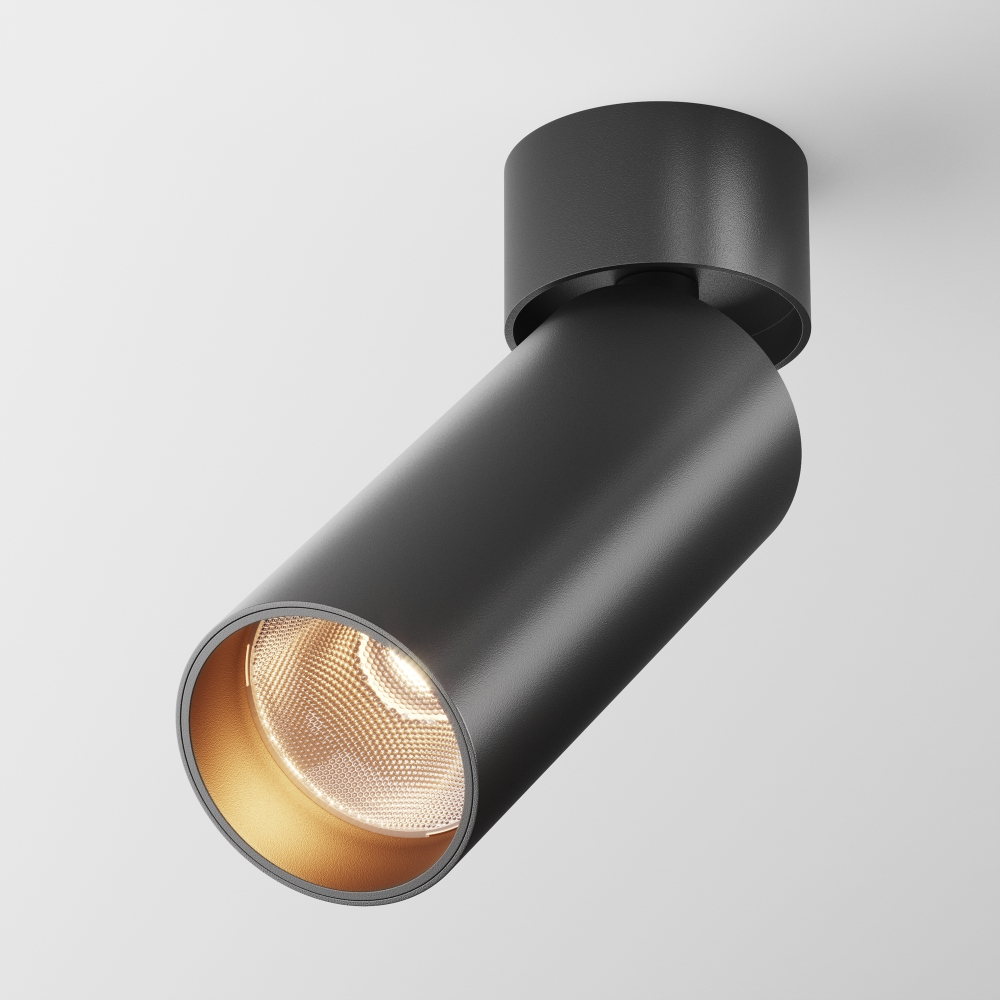 Накладной светодиодный светильник Maytoni FOCUS LED C055CL-L12B2.7K-W-B