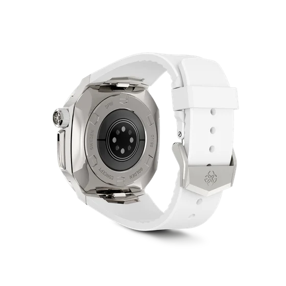 Корпус для Apple Watch SPIII41 - Серебристый с кристаллами