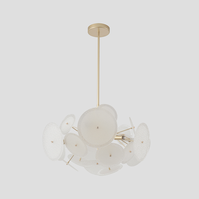 Подвесная люстра Crystal Lux DANDELION SP6 GOLD
