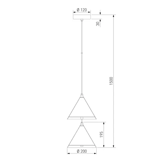 Подвесной светильник Peak 604052 LED бежевый Eurosvet