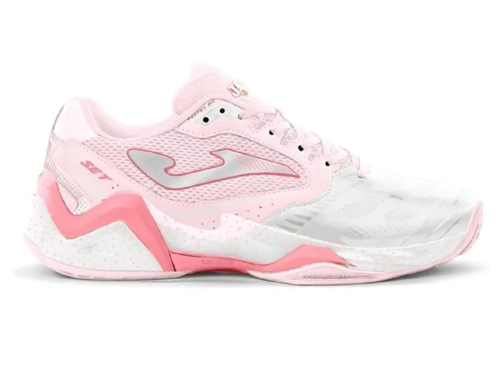 Женские теннисные кроссовки Joma Set Lady 2613 Clay - pink/white