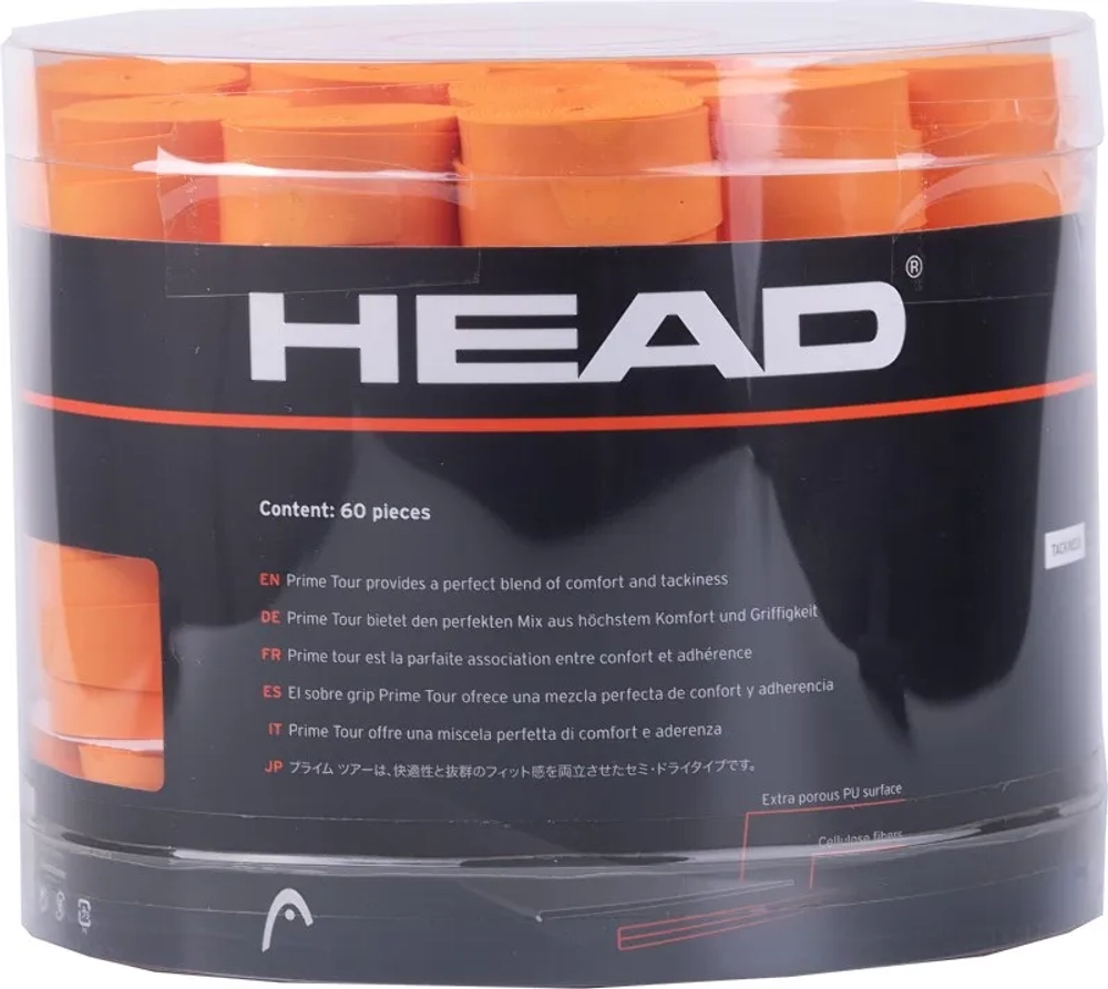 Теннисные намотки Head Prime Tour 60P - orange