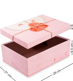 Packing Symphony WF-21-B Набор коробок из 3шт «Прямоугольник» цв.розовый