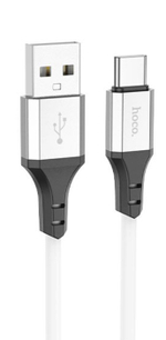 Usb Кабель-зарядка Type-C Hoco X86 3A 1м мягкий силиконовый белый
