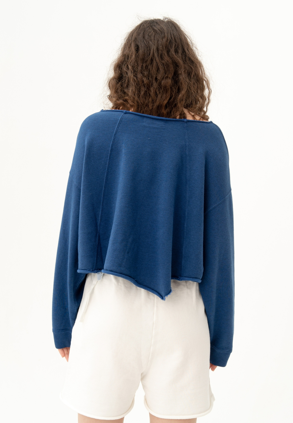 Свитшот оверсайз Bowery NYC Crop Delft