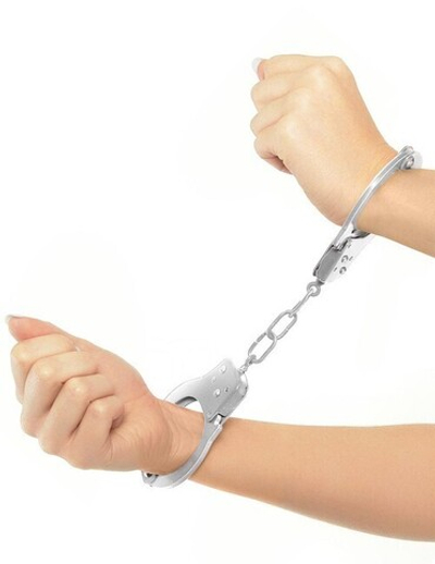 Наручники с ключами Fetish Fantasy Series Official Handcuffs (Цвет: Металл)