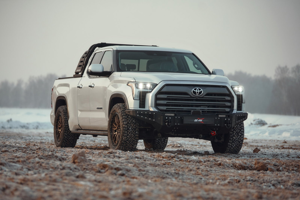 Пороги силовые BMS PRO-Line для Тойота Тундра Double Cab 6.5 ft 2022-2026 (2шт.)