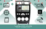 Магнитола для Lada Priora 2007-2013 (рамка черная) - Vaycar VA33-3112-2K на Android 13, Быстрая, 2K QLED, CarPlay, 4G SIM-слот