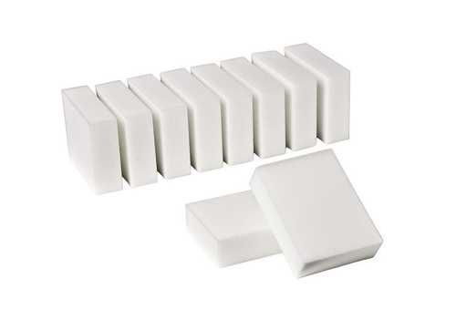 А302 MELAMINE SPONGE WHITE Меламиновая губка 110x70x30мм, 10 шт.