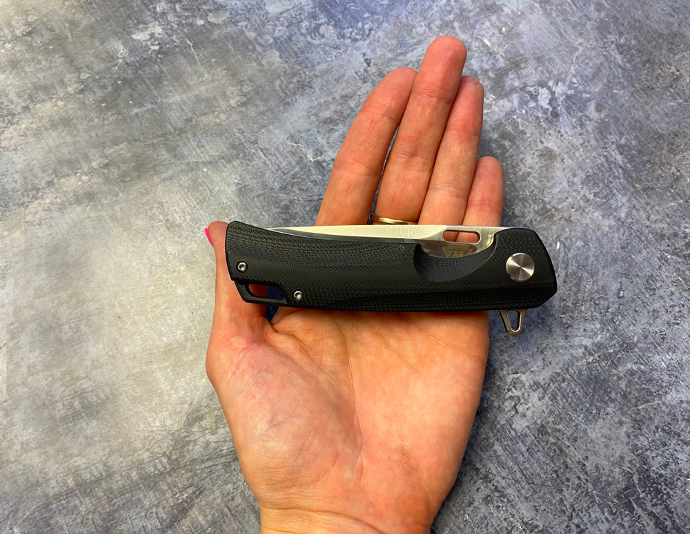 Складной нож Нус Black, сталь D2, G-10, ТДК Кизляр