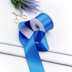 Лента атласная 2-сторонняя 50.0 мм / 22.86±1 метров, C1181 синий, 6102-0016, Globus