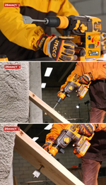 Аккумуляторный бесщеточный перфоратор SDS-Plus INGCO CRHLI202689 INDUSTRIAL 20 В 2,5 Дж 2x4 Ач