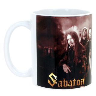 Кружка Sabaton группа в камуфляжных костюмах (380)