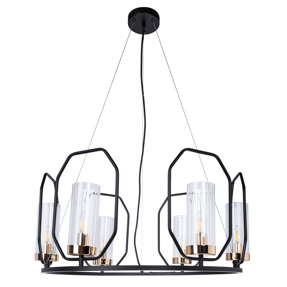 Светильник подвесной Arte Lamp Celaeno A7004SP-6BK