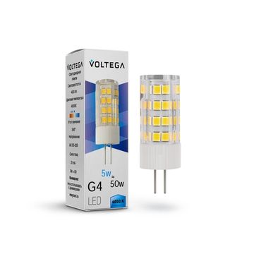 Светодиодная лампа Simple Capsule 5W 4000K G4 (7184) VG9-K3G4cold5W Voltega