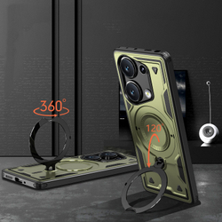 Чехол Magneto Case с кольцом для Poco M6 Pro 4G