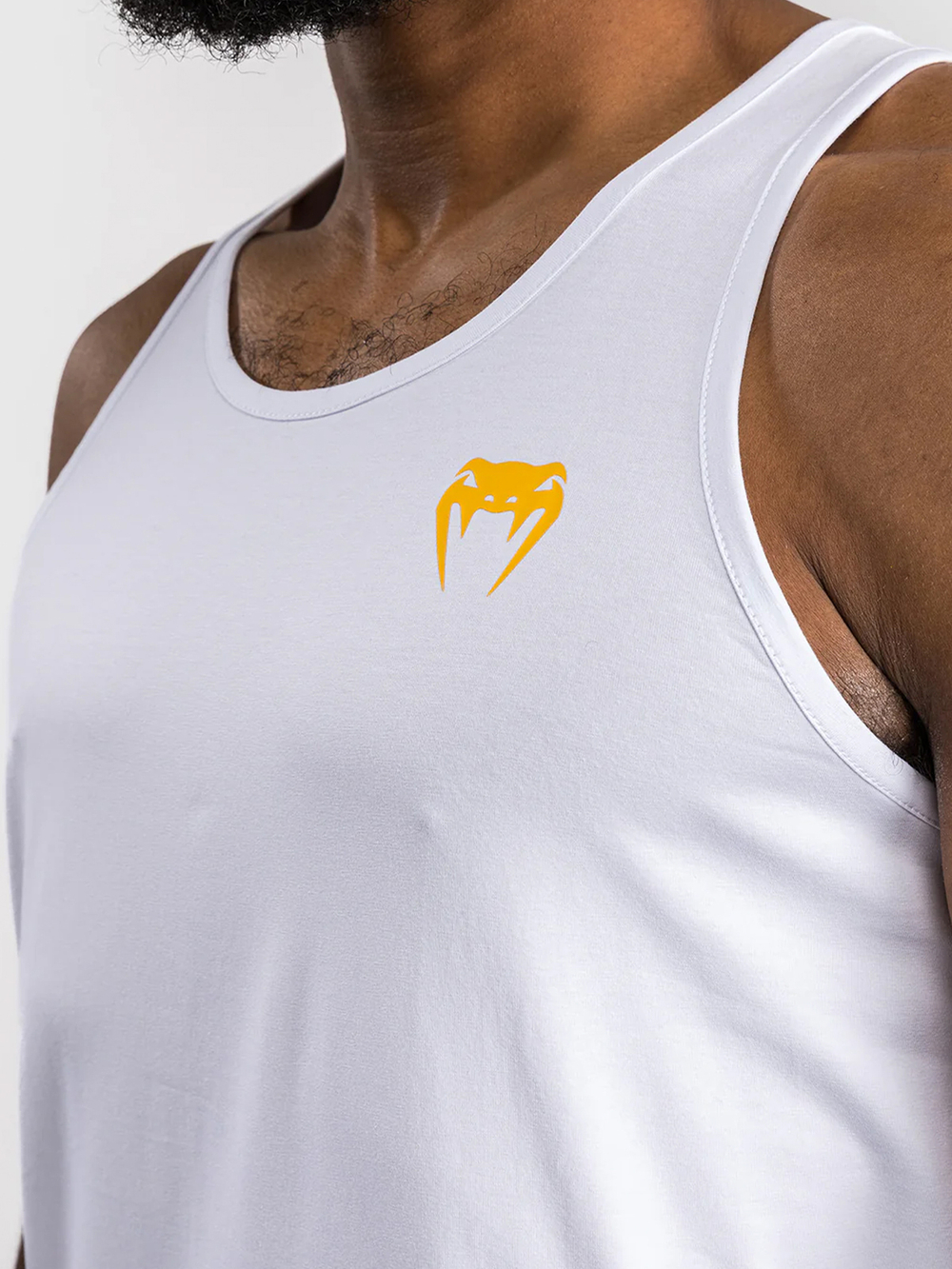 Майка спортивная Venum Octane White/Vibrant Yellow
