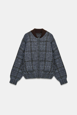 ZARA БОМБЕР В КЛЕТКУ, РАЗНОЦВЕТНЫЙ