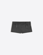 Женские мини-шорты на пуговицах - BERSHKA