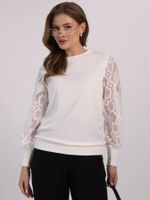 Джемпер трикотажный Арабелла (белая) Б16392-5М LT Collection
