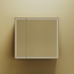 Зеркальный шкаф Sancos Mirror 790x150х740 мм, с LED подсветкой, арт. MI80ECH