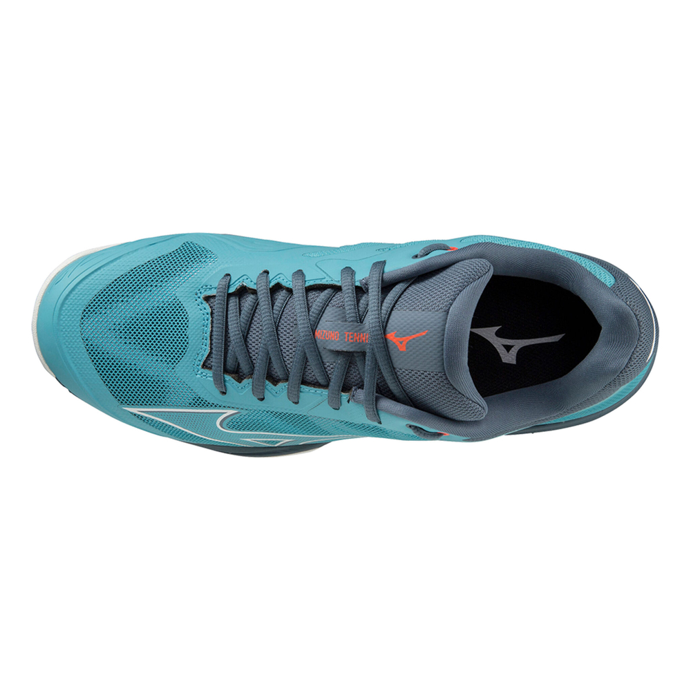 Мужские теннисные кроссовки Mizuno Wave Exceed Light All Court Shoe Men - Turquoise, Blue