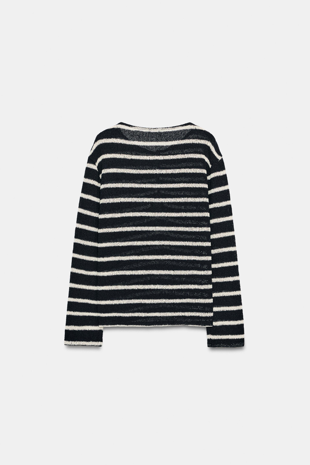 ФУТБОЛКА В ПОЛОСКУ С ВОРОТНИКОМ НА ПУГОВИЦАХ — ZARA