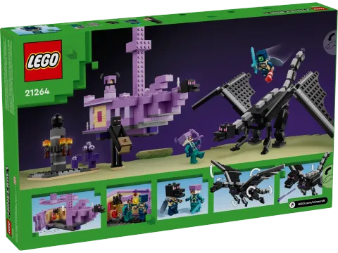 Конструктор LEGO Minecraft 21264 Дракон и корабль Эндера
