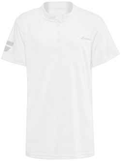 Футболка для мальчика теннисная Babolat Play Polo Boy - белый