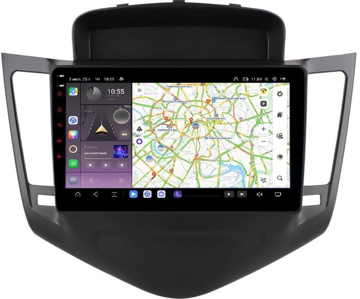 Магнитола для Chevrolet Cruze 2009-2012 - Kuberg OL-9222 QLed, Android 13, Быстрейшая, CarPlay, SIM-слот