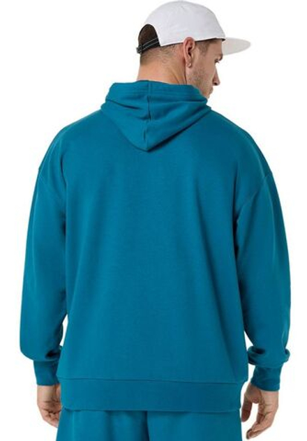 Мужская теннисная толстовка Asics French Terry Relaxed Pullover - dark teal