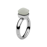 Кольцо Qudo Firenze Light Grey Opal 17.2 мм 610322 BW/S размер 18