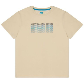 Женская теннисная футболка Australian Open Retro Graphic - белый