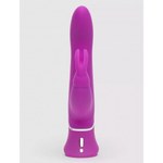 Вибратор с клиторальным стимулятором Happy Rabbit Curve Power Motion фиолетовый