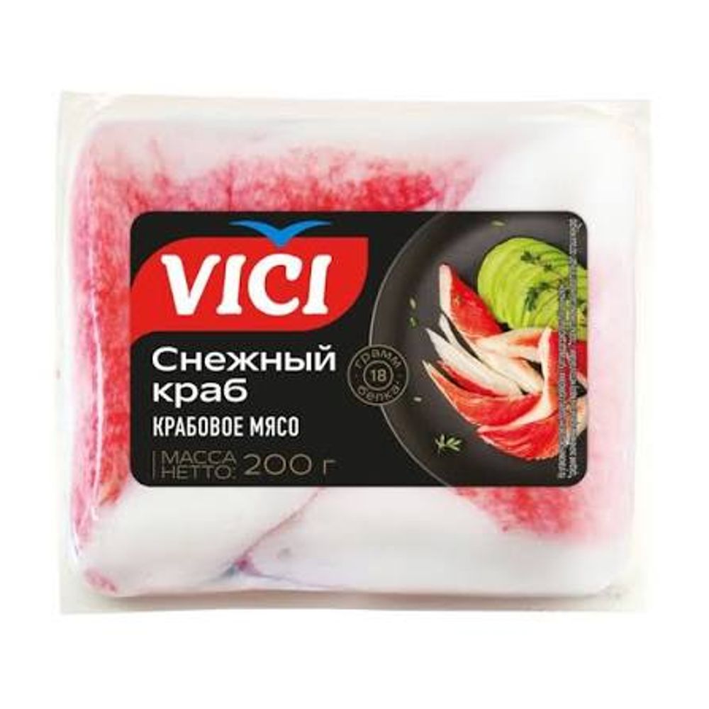 КРАБОВОЕ МЯСО СНЕЖНЫЙ КРАБ 1/200 ФАС