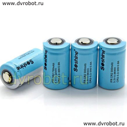 Аккумулятор Soshine LiFePo4/15266/300мАч