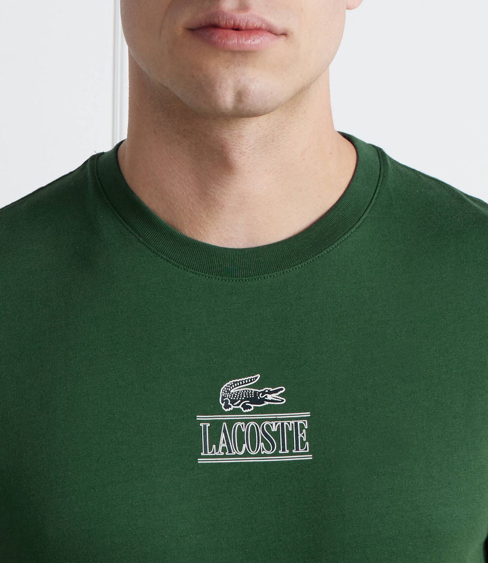 Футболка Lacoste - темно-зеленый(TH1147)