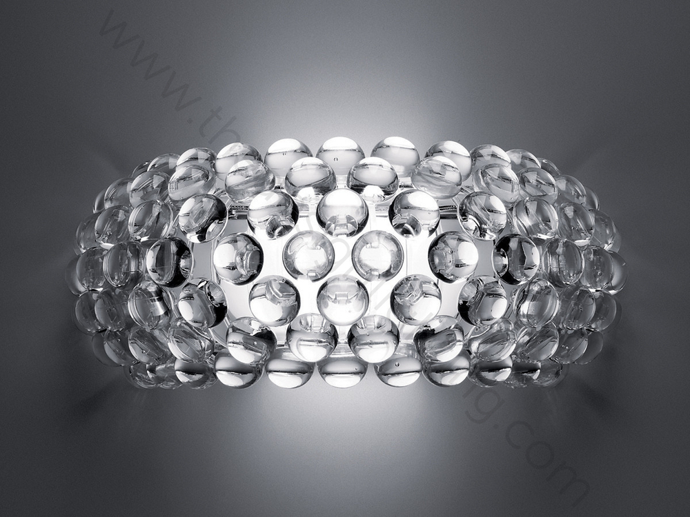 Wall design lamp  CABOCHE media by Foscarini (Amber)